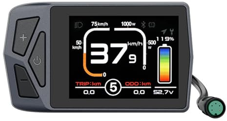 LIXSAZSE Tachimetro per bicicletta multifunzionale con navigazione APP, display del chilometraggio per avventure in bicicletta, tachimetro ABS per bici