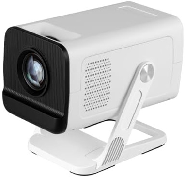 Ounfhtrttk Miniproyector WiFi6 BT5.4 con Enfoque Automático y Android 11, Compatible con Full HD 4K, Cine en Casa y Exteriores, X1AQ, Enchufe de la UE EU Plug