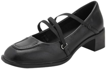 Zapatos de mujer Oktoberfest Mary Jane de tacón alto con punta redonda traje tradicional bávaro zapatos con correa estilo elegante formal oficina boda fiesta noche ceremonia