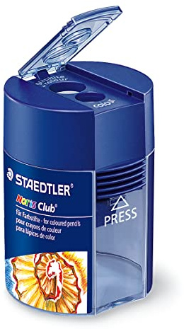 Staedtler 512 002 dubbelspetslåda Noris Club rund, 10 st. i kartonglåda