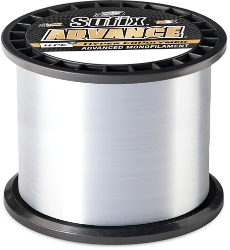 Sufix, Advance Monofilament Line, 6 lbs Tested.010 Diameter, 330 Yards, Clear