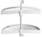 EMUCA - Kit de bandejas giratorias para Mueble de Cocina esquinero, bandejas giratorias 1/2 Luna de Ø750mm para modulo de 900mm, Blanco