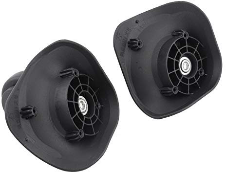 RiToEasysports Ruote per Bagagli da 2 Pezzi, Ruote per Bagagli in PVC di Ricambio a Doppio Cuscinetto a Rullo Singolo ruote ricambio valigia per i bagagli