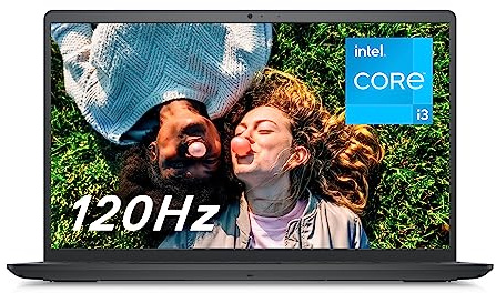 Dell Inspiron 15 3520 Laptop | FHD (1920 x 1080) 120Hz Display | Intel Core i3-1215U | Intel UHD Graphics | 8 2666MHz RAM | 256 | English-UK Keyboard | Carbon black