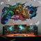 TOARTI 3D Wandtattoo Gamer Gaming Wandtattoo Kinderzimmer WandaufkleberJunge Teenager Gaming Controller Wandbilder Bunte Gamer Poster für Schlafzimmer Videospiel Wandstikcer für Jugendzimmer Deko