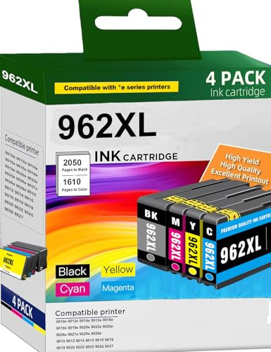962XL 962XL skrivarbläck HP962XL HP962XL/962 9015e kompatibel med HP 962 XL bläckpatroner för HP Combo-skrivare paket för Officejet Pro 9015e | 9015 9025e | 9025 9020e | 9020 9018e