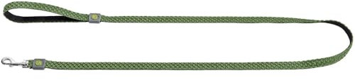 HUNTER Hundeführleine Hilo, Farbe: lindgrün, mit Handschlaufe, leichtes 3D-Mesh-Material, schnelltrocknend, witterungsbeständig, pflegeleicht, ideal für City & Training, Größe: 15/140 cm