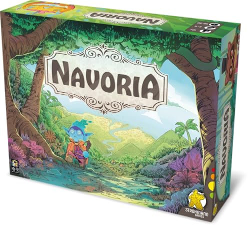 Strohmann Games, Navoria, Grundspiel, Kennerspiel, Brettspiel, 2-4 Spieler, ab 10+ Jahren, 40-80 Minuten, Deutsch