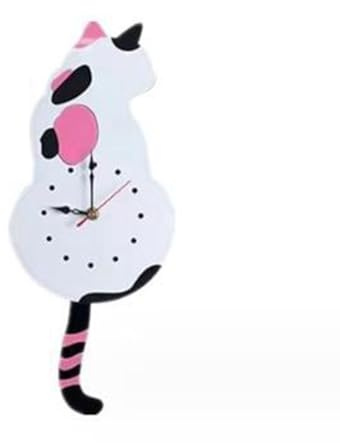 Tuesoa Reloj de Pared con PéNdulo de, Reloj de, Reloj de con MóVil, Balanceo de, Relojes de Pared Divertidos y Caprichosos