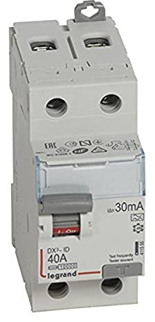 Interrupteur différentiel 2P 230V~ 40A type A 30mA - 2 modules