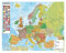 Grupo Erik Editores Karte von Europa – Mini Poster, 40 x 50 cm