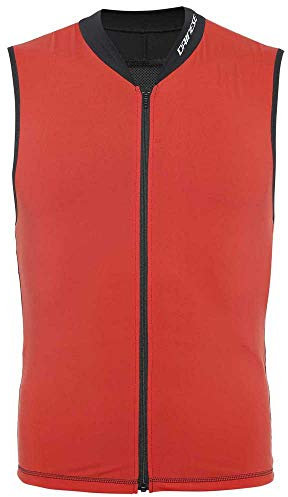 Dainese Unisex-Adult Auxagon Vest Skischutzweste, Ski-Rückenprotektor, Rot/Schwarz, S