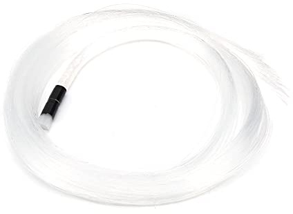 MOUMOUTEN fiberoptisk kabel ljus, 12v stjärnhimmel takdekoration Transparent optisk kabel för bil inomhus utomhus vattentät prestanda(100pcs*0.75 * 2m)