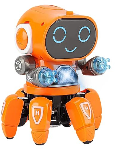 YATOSEEN Roboter Spielzeug für Kinder, Begleitroboter mit Bunter Lichtprojektion, Tanzen, Singen und Gehen, für Alter 4-12 Jahre als Geburtstagsgeschenk