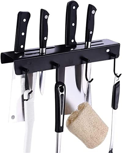 Almacenamiento de cuchillos Bloque de cuchillos Soporte para cuchillos Bloque de cuchillos universal de 4 ranuras Bloque de cuchillos vacío montado en la pared Soporte de exhibición de cubiertos de c