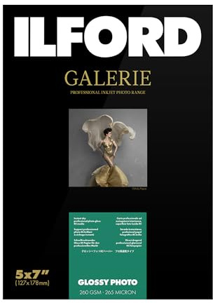 Ilford Galerie Prestige lucida - Carta fotografica, 260 g 13 x 18
