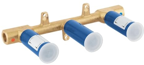 GROHE Zweihand Unterputz-Universal-Einbaukörper (1/2, Wandeinbau, mit Dichtmanschette), 29025002