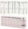 ADEPTNA Durable 6PK Clear Crystal Effect Long Drink Glasses - Plastic Highball Whiskey Wine Champagne Flute Glasses Tumblers Drinks Cups Reusable