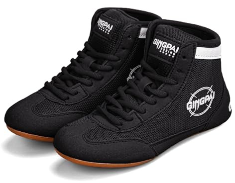 Zapatos de Boxeo para niños,Zapatillas de Lucha,Zapatos de Entrenamiento,Zapatos de Artes Marciales,Unisex,Flexibles,Duraderos,Transpirable,Antideslizantes,para Taekwondo,Sanda,Fitness