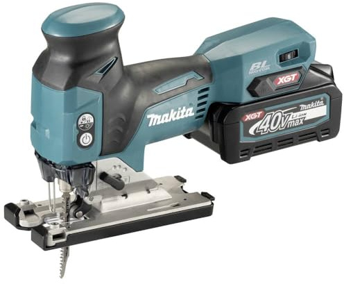 Makita Scie sauteuse pendulaire sans fil JV001GD101 brushless, + batterie, + chargeur 700 W 40 V 2.5 Ah Nombre d’accus