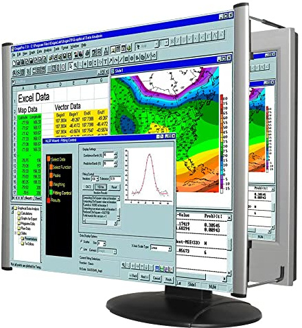 Kantek Filtro per lente d'ingrandimento per monitor LCD, adatto a schermi widescreen LCD da 21,5 e 22 misurati diagonalmente (MAG22WL)