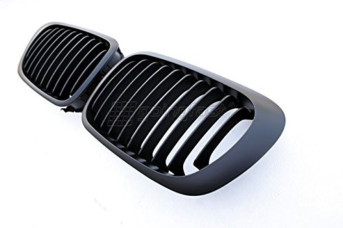 Calandre Sport Haricot Grille Noir Mat Pour BMW Série 3 E46 Coupé Cabriolet