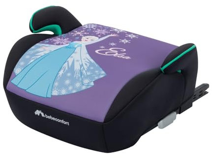 Bebeconfort Disney Gaia i-Fix - Rialzo ISOFIX, Frozen per bambini e bambine di 6-12 anni, 22-36 kg, 128-150 cm, portatile, confortevole, compatto, leggero, Fun Frozen