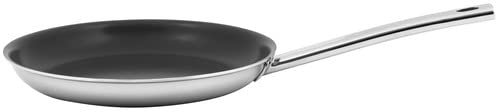 Padella per crêpe antiadhrente in acciaio inox Ø 28 cm / 11.0