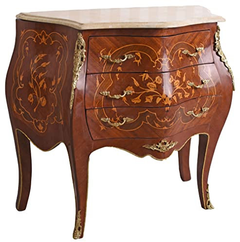 Palazzo Cat991 Commode baroque antique avec marqueterie