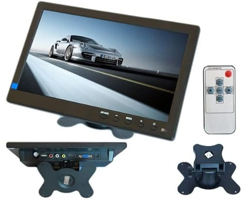 OISE ART STORE Trade Shop - TV Televisore Monitor LCD Digitale 10.1' Tft per Videosorveglianza Vga Bnc Hdmi