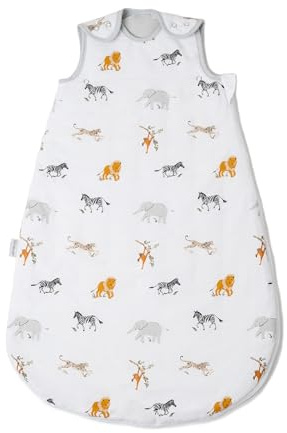 Clair de Lune Jungle Dream 2.5 Tog Baby Sleeping Bag - 0-6 Months, White