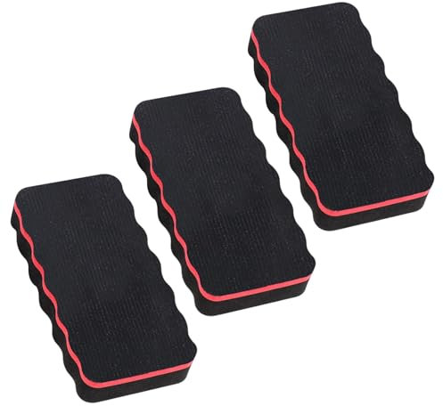 Whiteboard Schwamm 3 Stück Whiteboard Radierer Whiteboard-Radiergummi Magnetischer Wischer Schwamm Whiteboard Magnetisch Eraser Tafelwischer für Magnetboard, Flipchart, Pinnwände, Glas Whiteboard