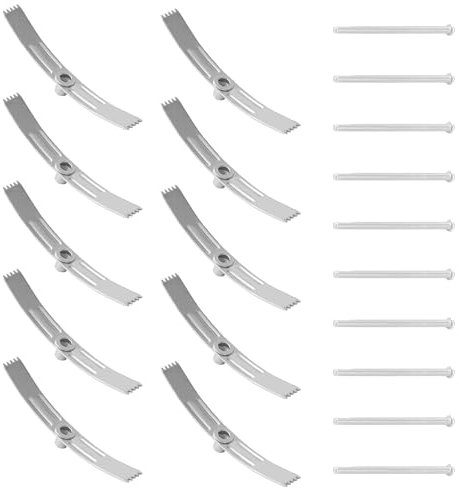 10PCS Back Box Repair Clip with screws, Switch Cassette Repair, Wall Socket Repair Tool, Switch Socket Screw Hooks, Universal 86 Type Switch Box Repair Tool, Wall Outlet Switch Accessories