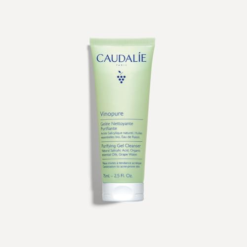 Caudalie Vinopure Gel nettoyant clarifiant à l'acide salicylique - 75mL