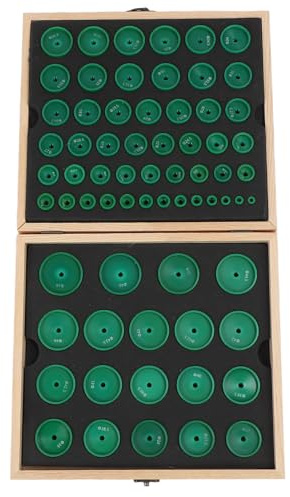 Marhynchus Set di Stampi per Pressa per Orologi da 68 Pezzi, Stampo per Pressa per Coperchio della Base Dell'orologio Robusto in Resina con Dimensioni Multiple per la Riparazione e la
