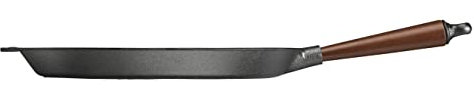 Bratpfanne Gusseisen Pfanne 36 cm Holzgriff Skeppshult