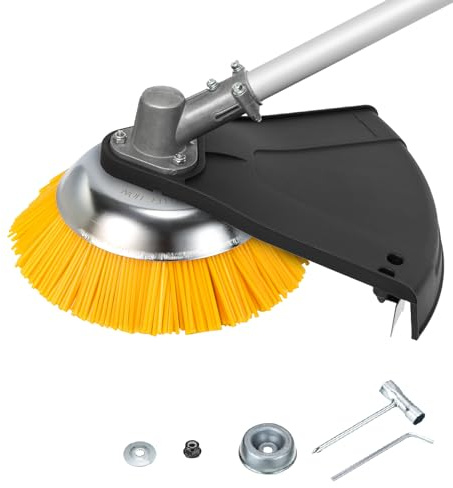 Gimisgu Ogräsborste 200 x 25,4 mm weed brush rund borst, professionell borste fräs vild ört borste för friskärare