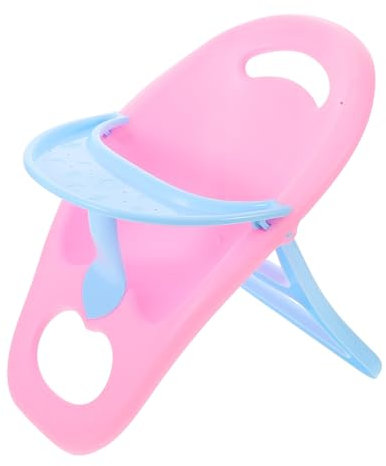 Toyvian Puppen-esszimmerstuhl Spielzeug Puppenhaus Zubehör Puppen-hochstuhl-schmuck Zubehör Für Babypuppen Simulierter Puppenhochstuhl Partyspiele Hochstuhl Puppenhauszubehör Plastik Rosa