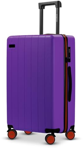 ETERNITIVE - Joy Koffer | Reisekoffer Hartschale aus ABS | Reisetrolley Leicht mit 4 Zwillingsrollen 360° | Gepäck mit TSA-Schloss