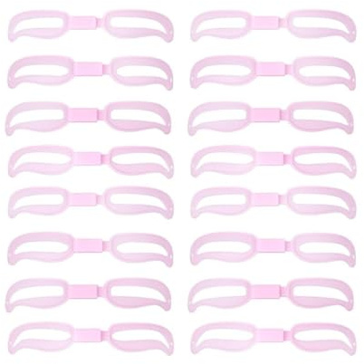 Alipis Pochoirs Sourcils Réutilisables Redessiner Sourcils 5 Sets 20 Pièces en Pp Design Portable Outil Beauté Accessoires Maquillage Pratiques pour Femme