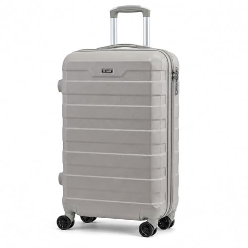 RMW Cabin Suitcase 20 inch Carry On Luggage Hard Shell Trolley | Lightweight 360° Spinner Wheels Reinforced zipper Adjustable Telescopic Handle 3 Digit TSA Lock