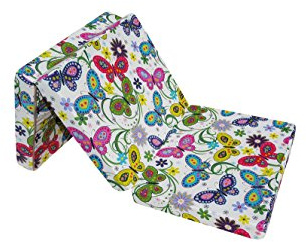 Natalia Spzoo Matelas lit futon Pliable Pliant 195 x 65 x 10 cm Choix de Designs Multicolore (Garden)