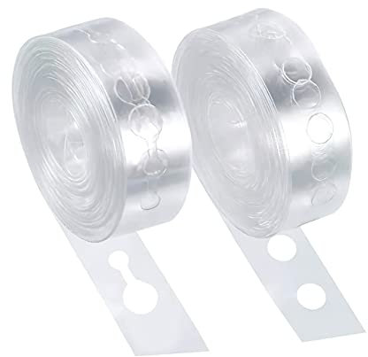 KkaFFe Balloon Arch Kit, Balloon Arch Tape, Balloon Tape Strip, Balloon Garland Decorating Strip Kit, for Party Wedding/Birthday/Baby Show Decorations (Single Hole+Double Hole)