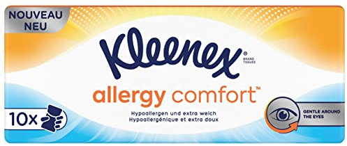 Kleenex Allergy Comfort Taschentücher 4-lagig 16 x 10 Päckchen