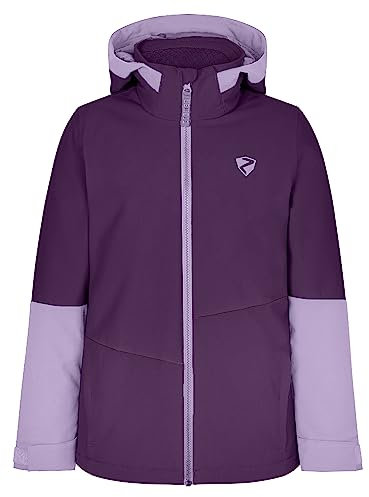 Ziener Kinder AVAK Ski-Jacke Winterjacke | wasserdicht winddicht warm, dark violet, 140
