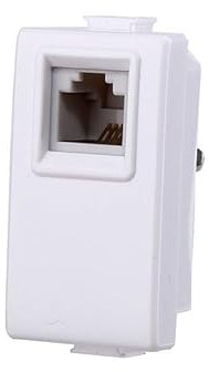 Presa tv, presa sat, presa di rete CAT5/CAT6, Presa tv RJ11 compatibile con Bticino Matix (RJ11, 1)
