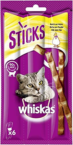 whiskas Sticks Reich an Huhn | 14x 6 Stück