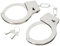 Smiffys Esposas de metal, con llave