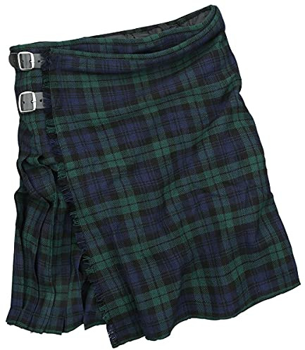 Black Premium by EMP Uomo Kilt Verde-Blu L