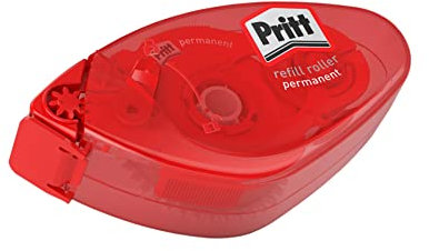 Pritt Roller de colle Refill, permanent, pour collages permanents, longueur de bande 16 m, largeur de bande 8,4 mm, 1 Roller rechargeable
